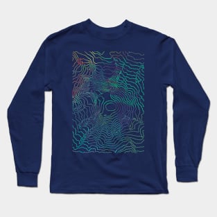 Mount Rainier Painted Long Sleeve T-Shirt